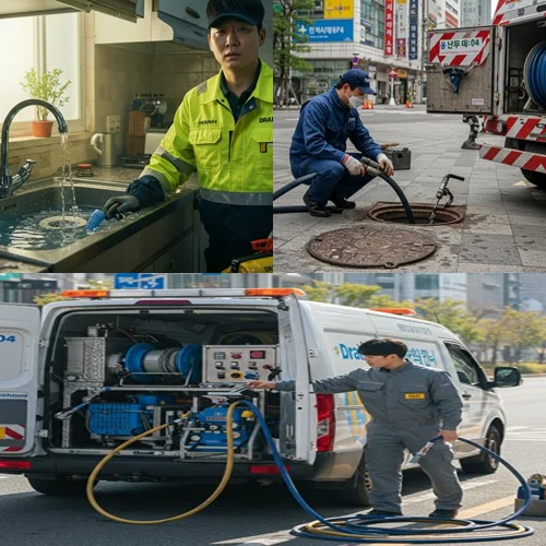 와동 하수구막힘 뚫음 하수구 장인이 뚫어줘요