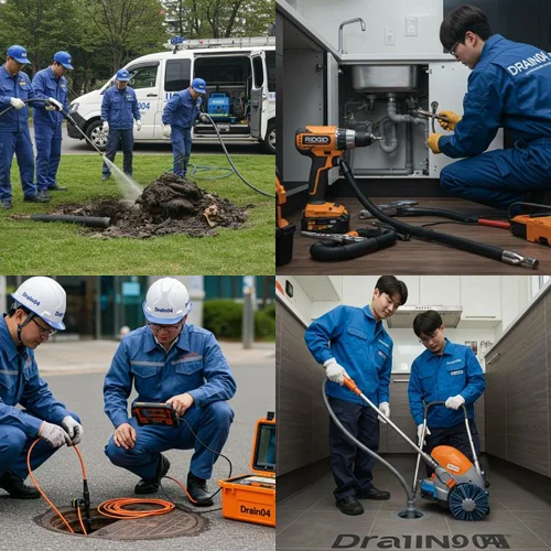안산 성곡동 변기막힘 수리, 공단 기숙사 야간 작업!