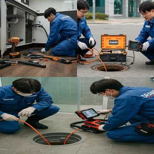 안산 선감동 싱크대막힘, 뚫어 작업 대부도 펜션