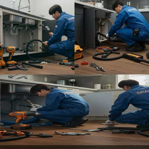 안산 선감동 싱크대막힘, 뚫어 작업 대부도 펜션