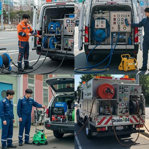 안산 선감동 싱크대막힘, 뚫어 작업 대부도 펜션