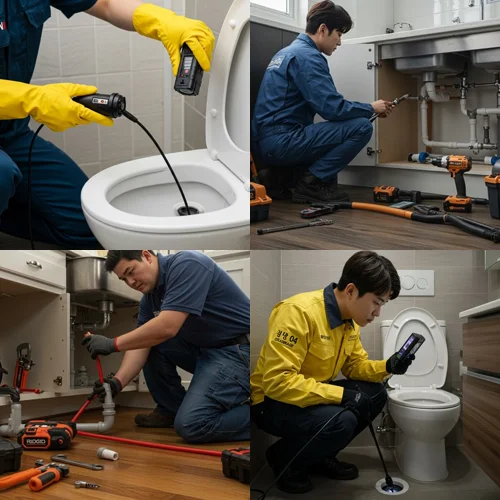 풍도동 변기막힘 수리 막힘의 끝판왕이 해결