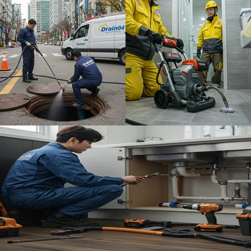 사사동 변기 막힘 수리, 전원주택 화장실 마당 맨홀 역류 해결 완료!