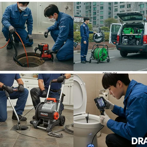 안산시 하수도 배수구 막힘 꽉 막힌 배관 시원하게 해결했어요! 