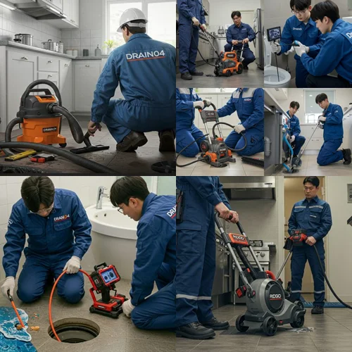 안산시 하수도 배수구 막힘 꽉 막힌 배관 시원하게 해결했어요! 