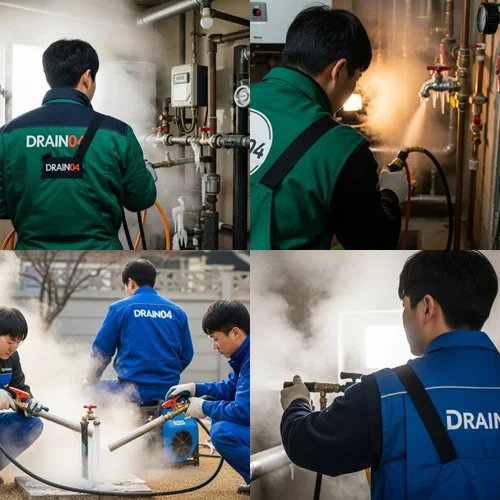 월피동 해빙 하수도 배관 업체 녹임부터 통수까지 완벽