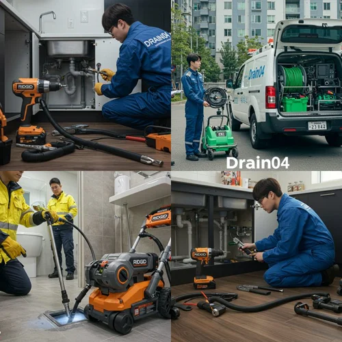 예술광장 근처 상가 막힘 해결, 성포동 하수구 뚫음 하수도 후기