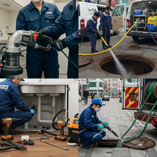 한양대 에리카 캠퍼스 근처 원룸 막힘 해결, 사동 하수구 뚫음 하수도