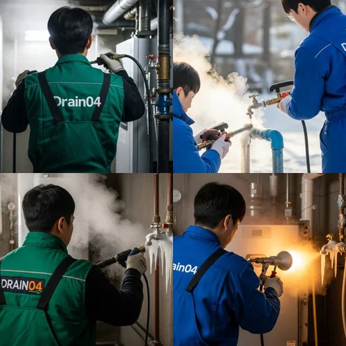 안산시 수도 얼었을때 꽁꽁 언 수도 녹여드립니다