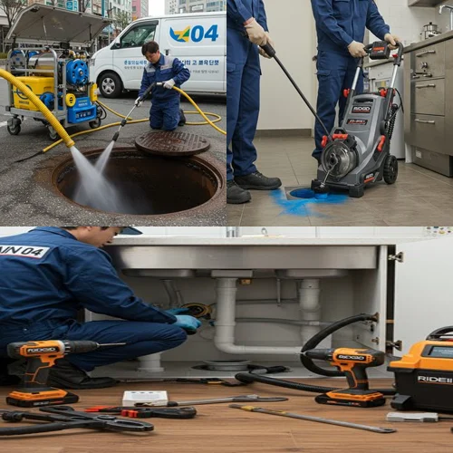 선부동 싱크대 막힘 배수구 빌라 층 역류의 주범 찾기 대작전