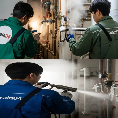 건건동 수도 동파 녹임 해빙 꽁꽁 언 배관 확실하게 녹여