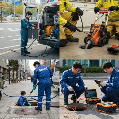 사사동 하수구 막힘 업체, 전원주택 마당 맨홀 역류 해결 완료!