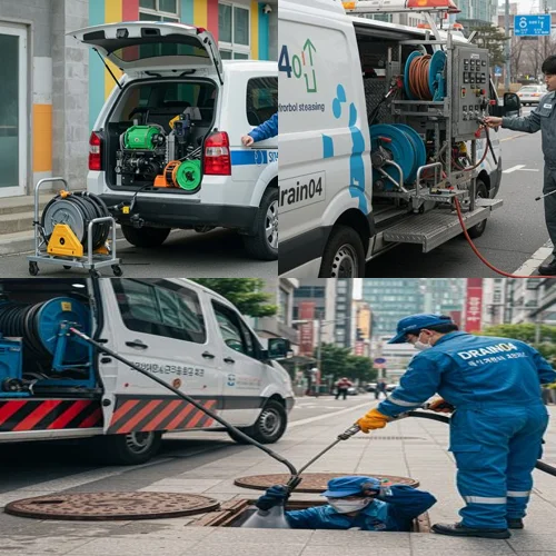 안산 대부동 하수구 뚫음 하수도, 펜션 식당 배관 막힘 