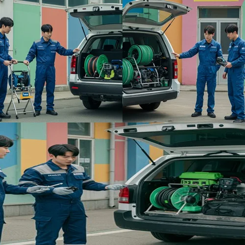 안산시 하수구 고압세척 횡주관 청소 후기