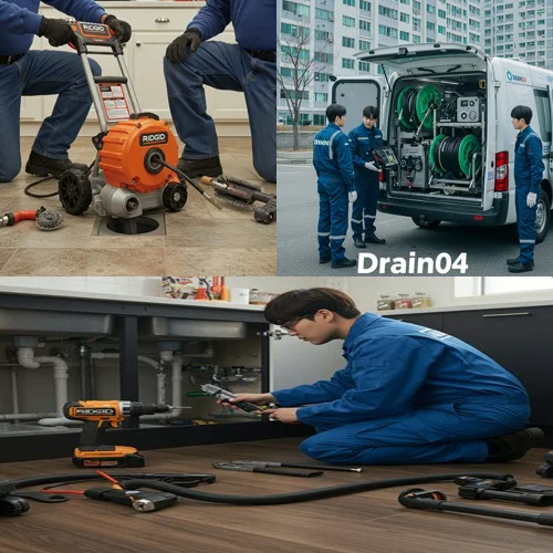 안산시 하수구 고압세척 횡주관 청소 후기