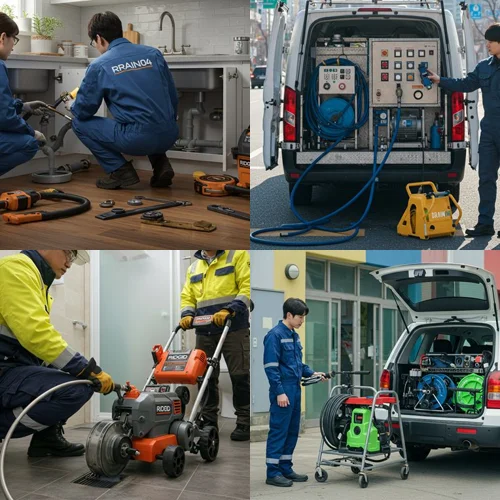 안산시 하수구 고압세척 횡주관 청소 후기