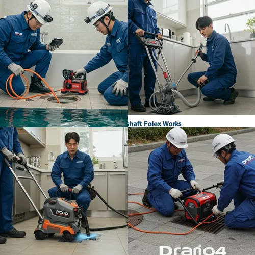 본오동/사동 빌딩 지하 배관 스케일링! 상록구 하수구 고압세척 횡주관 리얼 후기