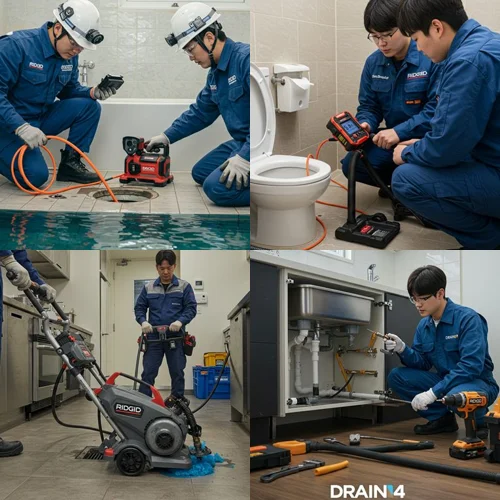 안산 양상동 하수구 뚫음 하수도 전원주택 배관 막힘 해결 후기,