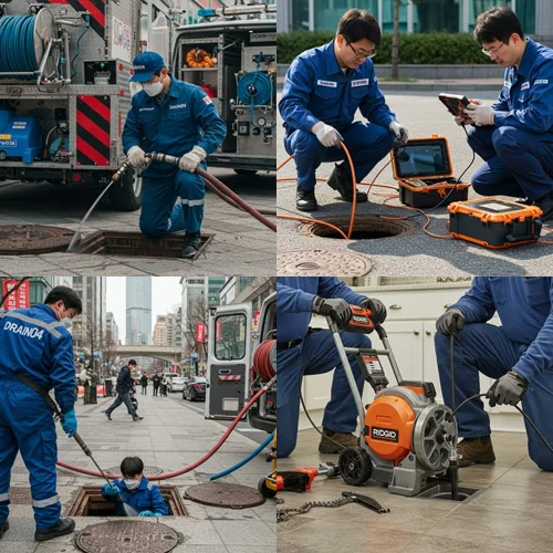 반월공단 공장 배관 막힘 해결! 목내동 하수구 막힘 업체가 찾았습니다