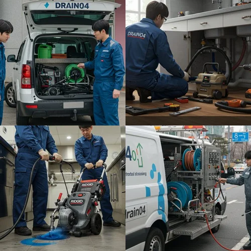 반월공단 공장 배관 막힘 해결! 목내동 하수구 막힘 업체가 찾았습니다