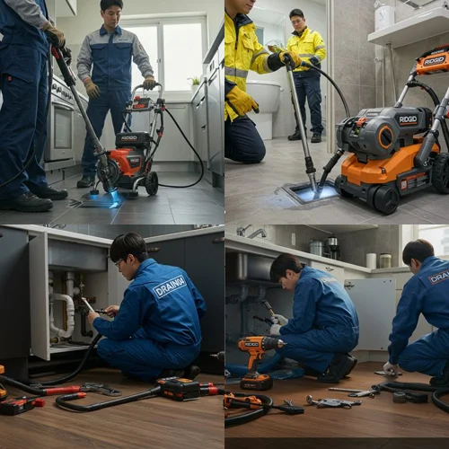 대부동 싱크대 막힘 배수구 펜션 배관