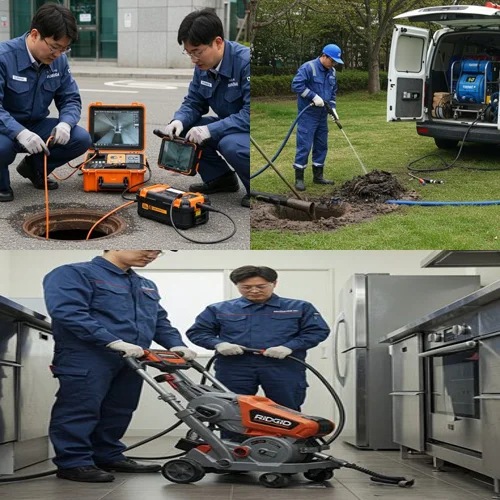 상록구 월피동 싱크대 막힘 배수구 기름때 꽉