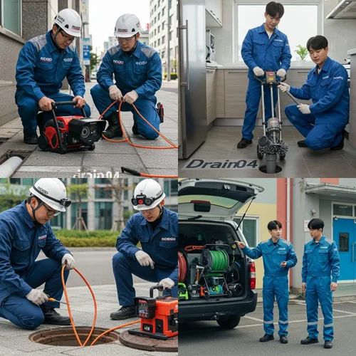 초지동 싱크대 막힘 배수구 아파트 주방