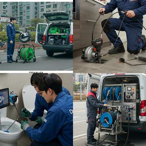 초지동 싱크대 막힘 배수구 아파트 주방