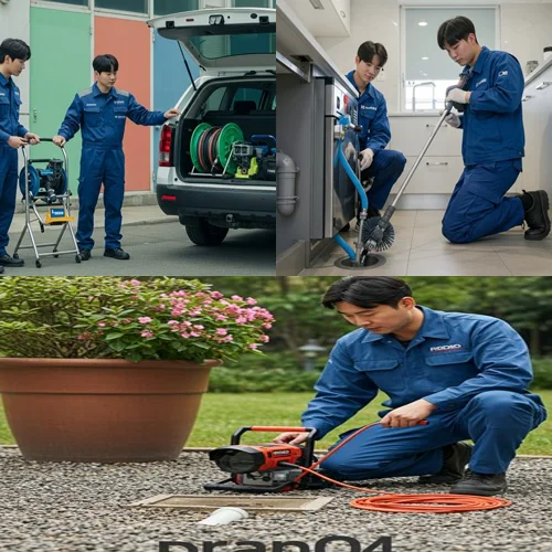 선부동 하수구 막힘 업체 빌라 역류