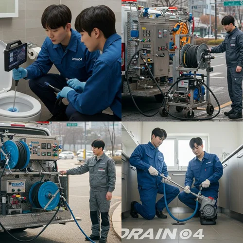 풍도동 싱크대 막힘 배수구 하부장 누수