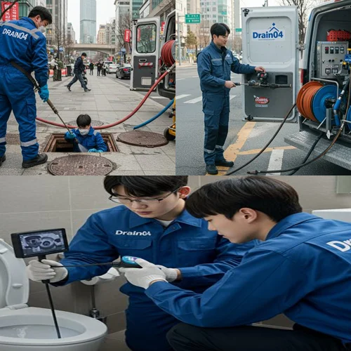 안산 하수구 뚫음 하수도 시원하게