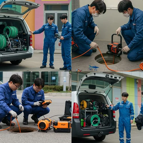 안산 하수구 뚫음 하수도 시원하게