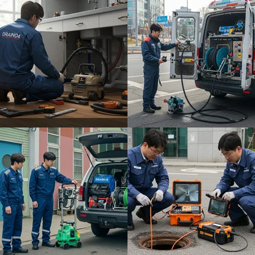 상록구 하수구 고압세척 상가 배관