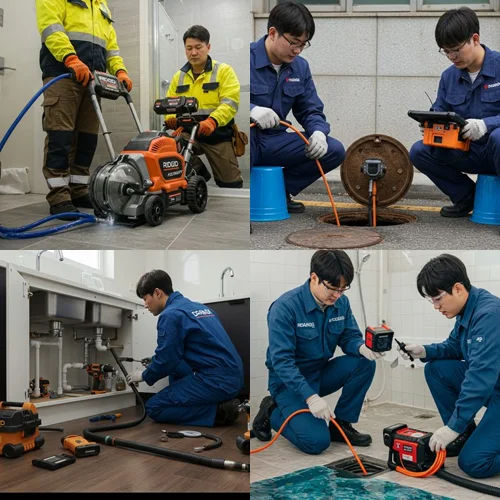 안산시 하수구막힘 4시 긴급 출동