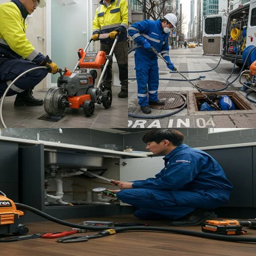 성곡동 하수도막힘 공장 오수관