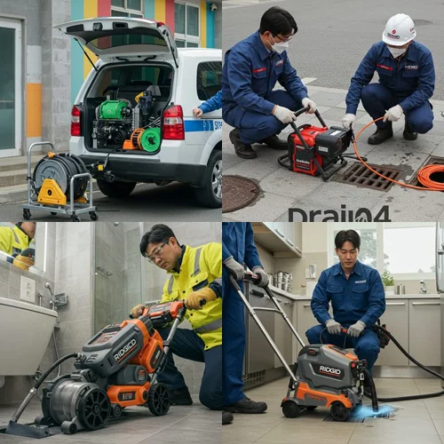 단원구 하수구막힘 식당 주방 역류