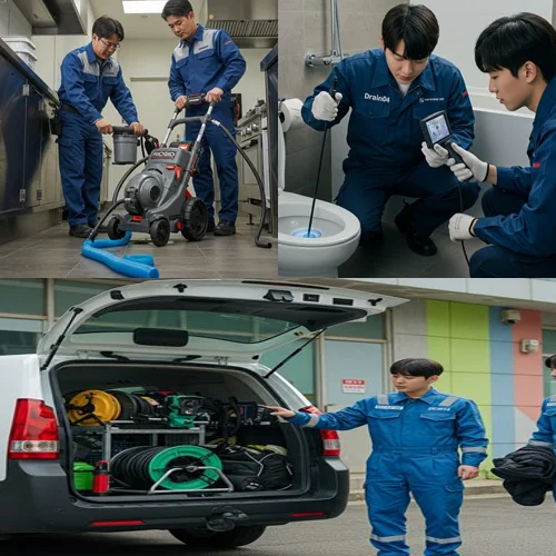 단원구 하수구막힘 식당 주방 역류