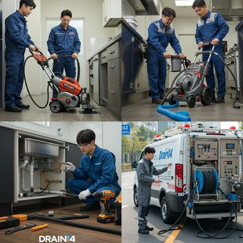 성곡동 싱크대 막힘 배수구 공단 식당