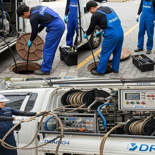 화정동 배수구막힘 트렌치 청소