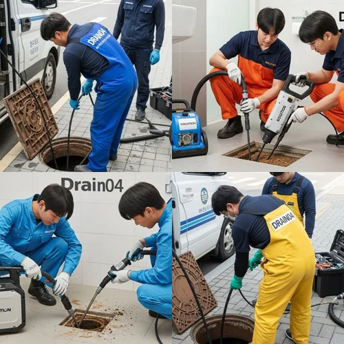 팔곡이동 배수구막힘 도금단지 배수구