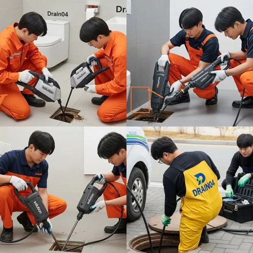 풍도동 배수구막힘 흙탕물 막힘