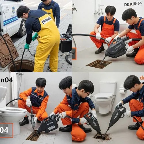 안산 배수구막힘 세탁실 역류