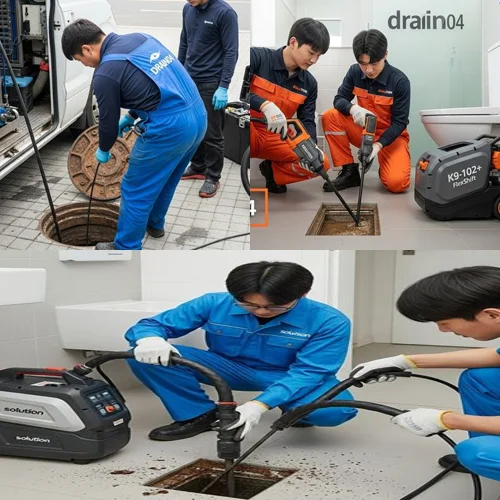 안산 배수구막힘 세탁실 역류