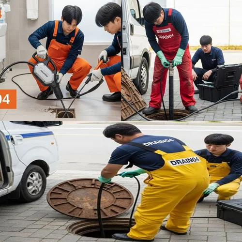 안산 배수구막힘 세탁실 역류