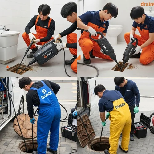 대부동 화장실 막힘 야외 화장실