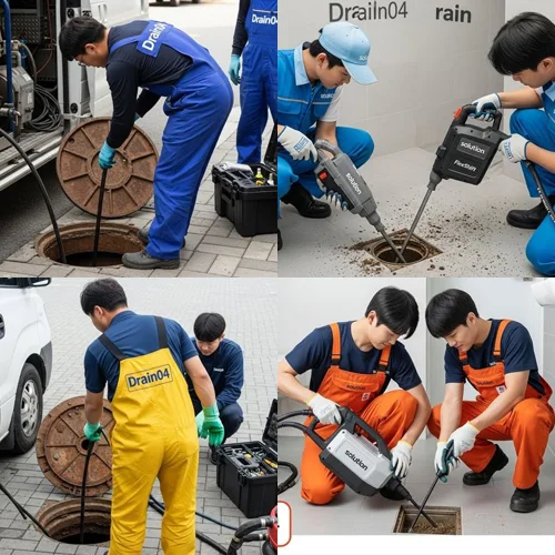 장상동 배수구막힘 횡주관 청소