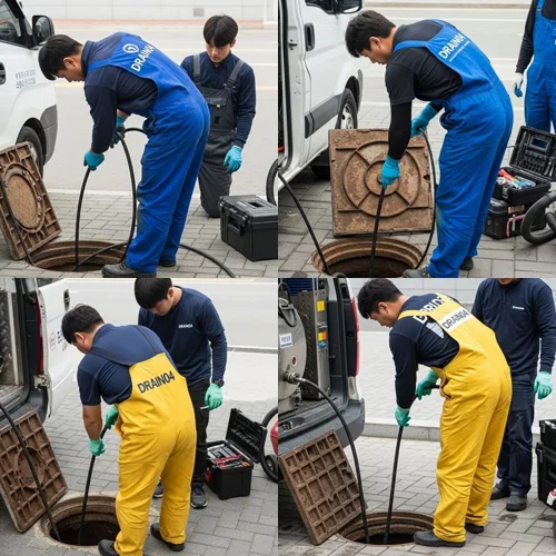 본오동 하수구 고압세척 우성아파트