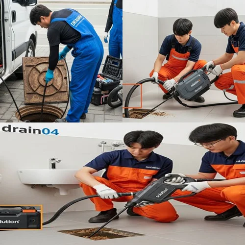 본오동 하수구 고압세척 우성아파트