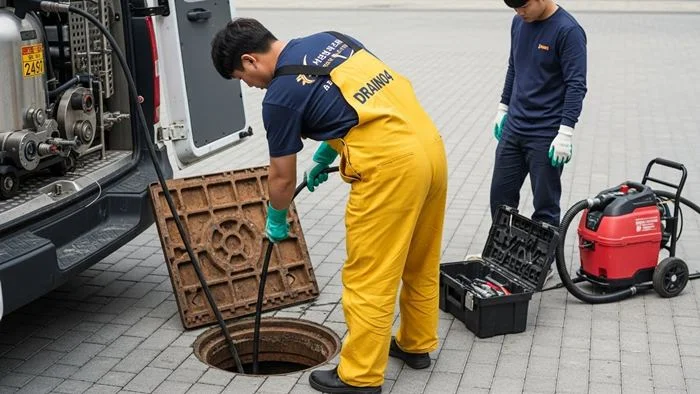 평택 하수구고압세척 송탄 미군부대 인근