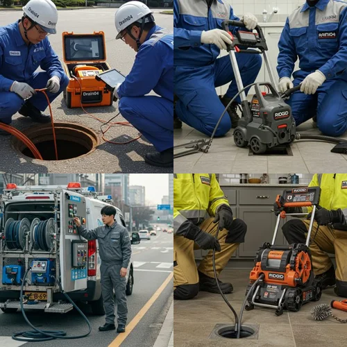 월피동 하수구 고압세척 현대아파트